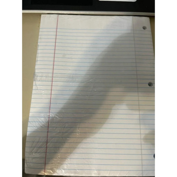 Norcom College Ruled Notebook Paper 150 Sheets 10 1/2 x 8 New Sealed - Picture 3 of 4